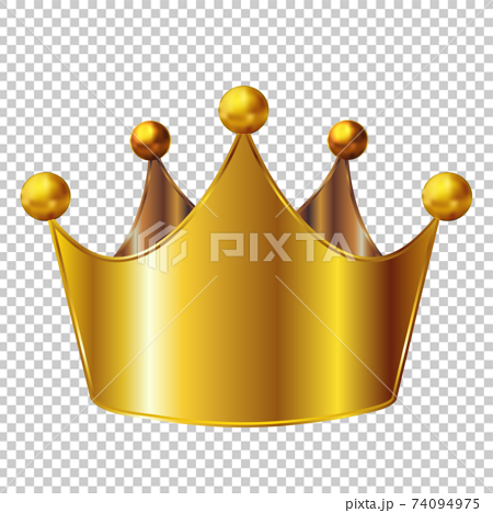 Crown gold icon - Stock Illustration [74094975] - PIXTA