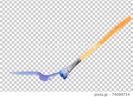 Illustration painted with a paintbrush 74099714