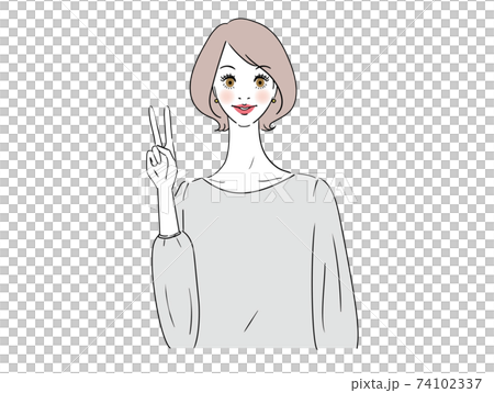 手標誌2美麗的女人 74102337