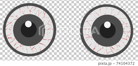 まん丸な充血している瞳セット まん丸な充血している瞳セット 74104372