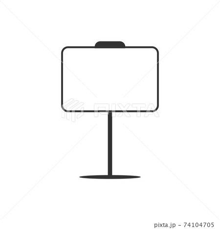 Busines flip chart icon. Vector illustration, flat design. 74104705