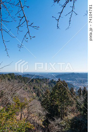 金比羅公園の展望台から見た景色（東京都あきる野市） 74104781
