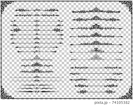 西式矛形隔斷線裝飾材料套裝 西式矛形隔斷線裝飾材料套裝 74105382