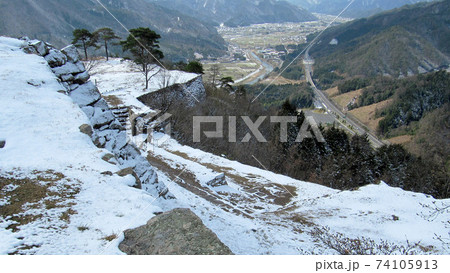 竹田城趾からの景色 兵庫県朝来市の写真素材 竹田城趾からの景色 兵庫県朝来市の写真素材