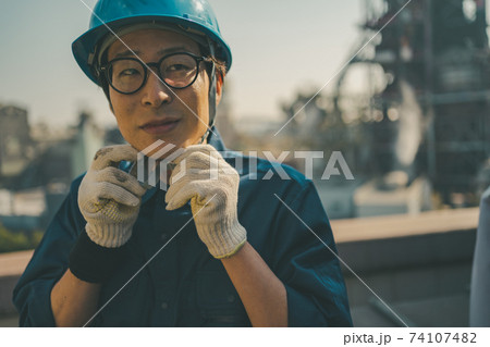 プラント作業員 74107482
