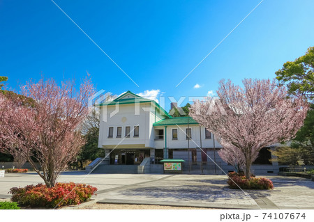 徳川美術館と桜〈愛知県名古屋市〉 74107674