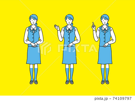 医療事務女性スタッフ 74109797