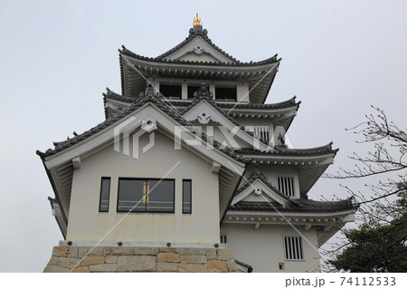 桜咲く一夜城・9（岐阜県大垣市墨俣） 74112533