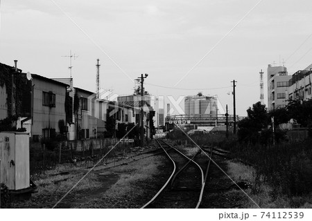 鶴見線扇町駅から伸びる引き込み線 74112539