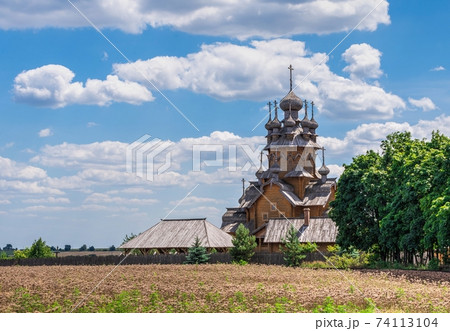 Wooden All Saints skete in Svyatogorsk, Ukraine 74113104