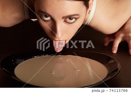 catwoman with milk catwoman with milk 74113766
