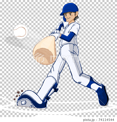 Baseball full swing home run contact 22 Baseball full swing home run contact 22 74114544