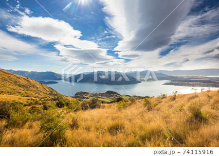 New Zealand lakes New Zealand lakes 74115916