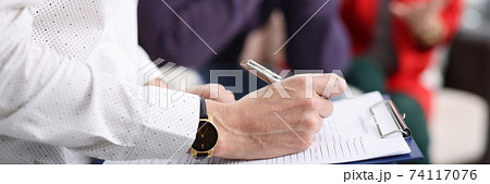 Married couple at psychologist's a appointment closeup Married couple at psychologist's a appointment closeup 74117076