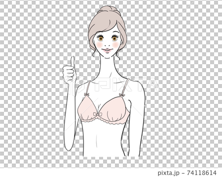 Like a woman in underwear - Stock Illustration [74118614] - PIXTA