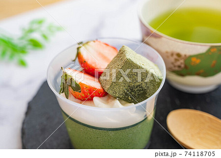 抹茶プリン 74118705