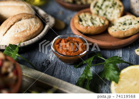 vegan sobrasada, made with sweet potato vegan sobrasada, made with sweet potato 74119568