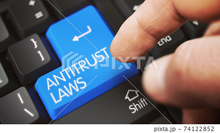 ANTITRUST LAWS - Keyboard Key Concept. 74122852