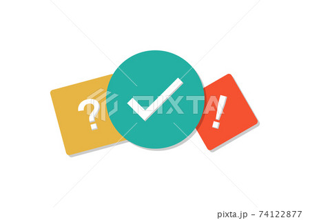 Quiz icon flat style with shadow Quiz icon flat style with shadow 74122877