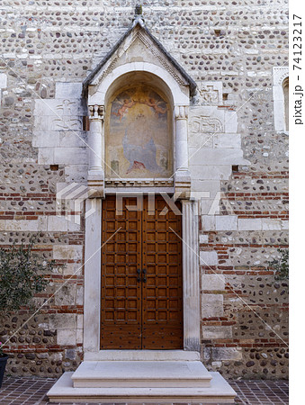 The church of Cisano. The church of Cisano. 74123217