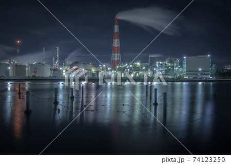 三重県 四日市工場夜景 四日市ドーム前 三重県 四日市工場夜景 四日市ドーム前 74123250