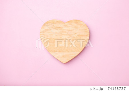 Heart wooden empty for message Heart wooden empty for message 74123727