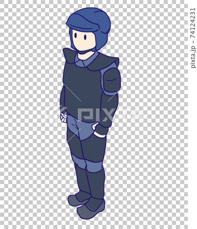 機動隊隊員_男性 74124231