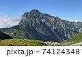 優美で威厳のある夏の剣岳 74124348