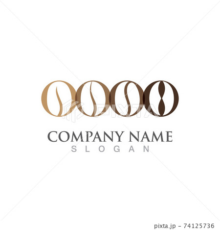 coffee bean icon vector coffee bean icon vector 74125736
