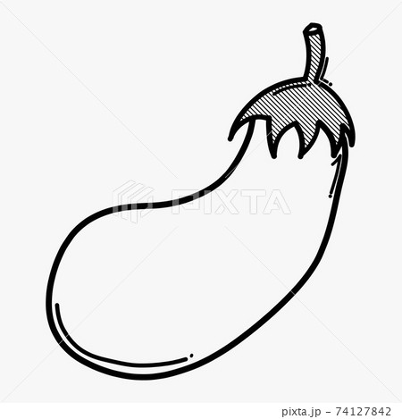 eggplant vegetable hand drawn vector llustration realistic sketch. Hand  drawn sketch vegetable eggplant. Eco food 9431839 Vector Art at Vecteezy