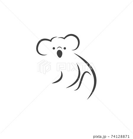 Koala logo icon design illustration vector Koala logo icon design illustration vector 74128871