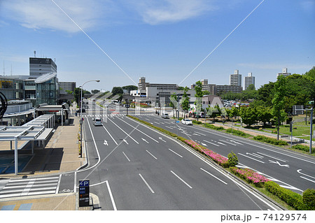 茨城県筑波市　つくばエクスプレスつくば駅前 74129574