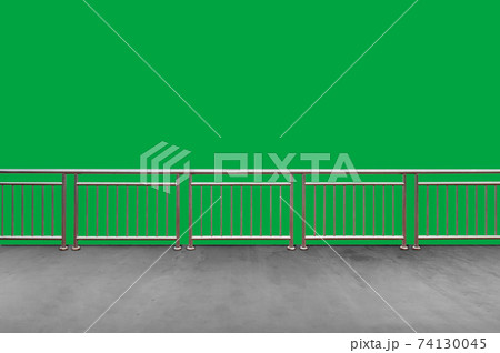 Empty modern terrace isolated. 74130045