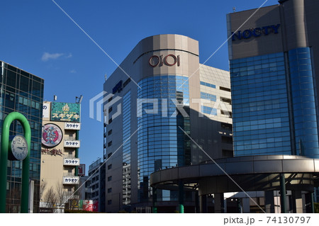 武蔵溝ノ口駅（溝の口駅）の駅前風景 冬 74130797
