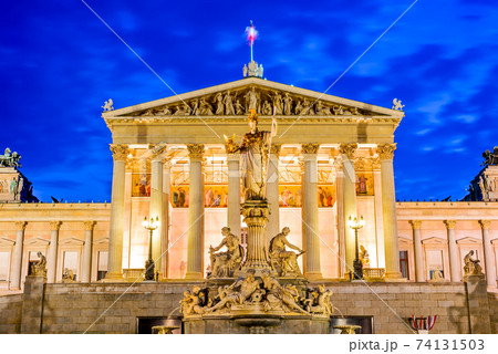 Parliament, Vienna, Austria Parliament, Vienna, Austria 74131503