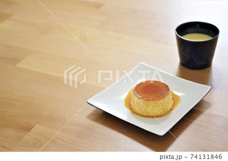 手作りプリン【横、和食器】 74131846