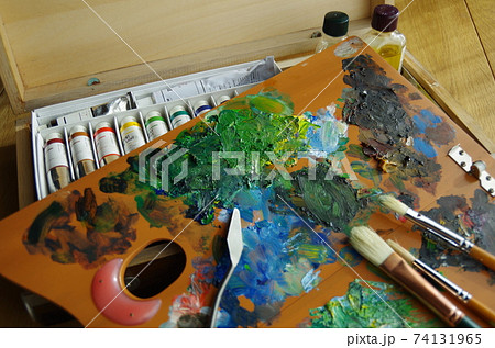 油絵の道具　イメージ 74131965