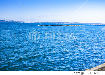 香川県、豊島、海、快晴 74132660