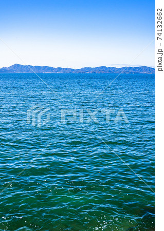 香川県、豊島、海、快晴 香川県、豊島、海、快晴 74132662