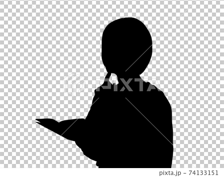 讀一本書一個女人的剪影 74133151