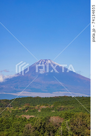 三島スカイウォークから見た富士山 静岡県 三島スカイウォークから見た富士山 静岡県 74134655