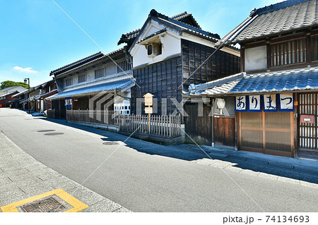 東海道 有松の街並み 東海道 有松の街並み 74134693