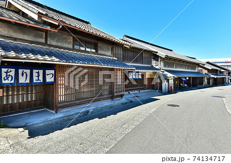 東海道　有松の街並み 74134717