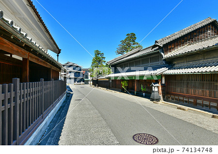 東海道　有松の街並み 74134748
