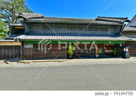 東海道　有松の街並み 74134750