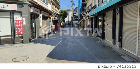 人のいない静かな宮島の風景写真 人のいない静かな宮島の風景写真 74135515
