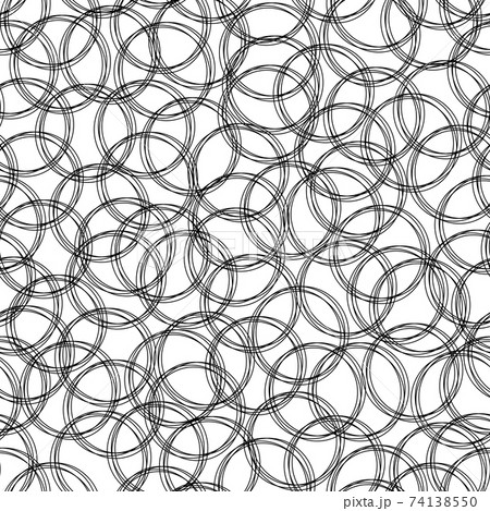 Color circles. Abstract seamless pattern. 74138550