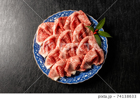 高級和牛肉 High-quality marbled Japanese beef 高級和牛肉 High-quality marbled Japanese beef 74138633