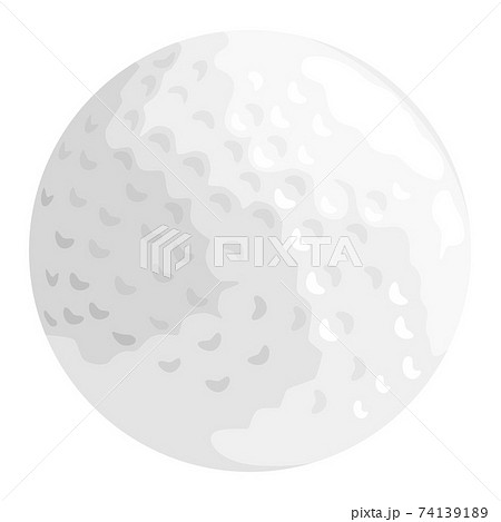 スポーツのゴルフで使うゴルフボールのイラスト のイラスト素材