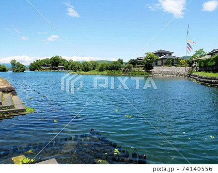 浮島神社の池 (熊本県嘉島町) 浮島神社の池 (熊本県嘉島町) 74140556